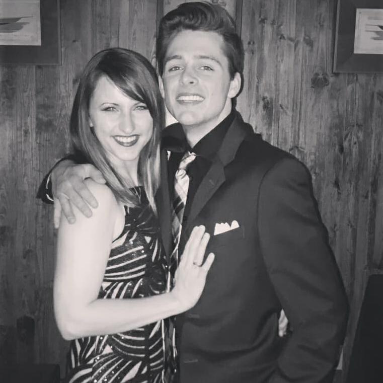 Our first formal together! Taken the very night after I knew that I loved him and the very night before he told me that he loved me.