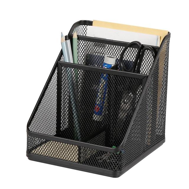 Mesh Medium Desktop Organizer Black - Made By Design™