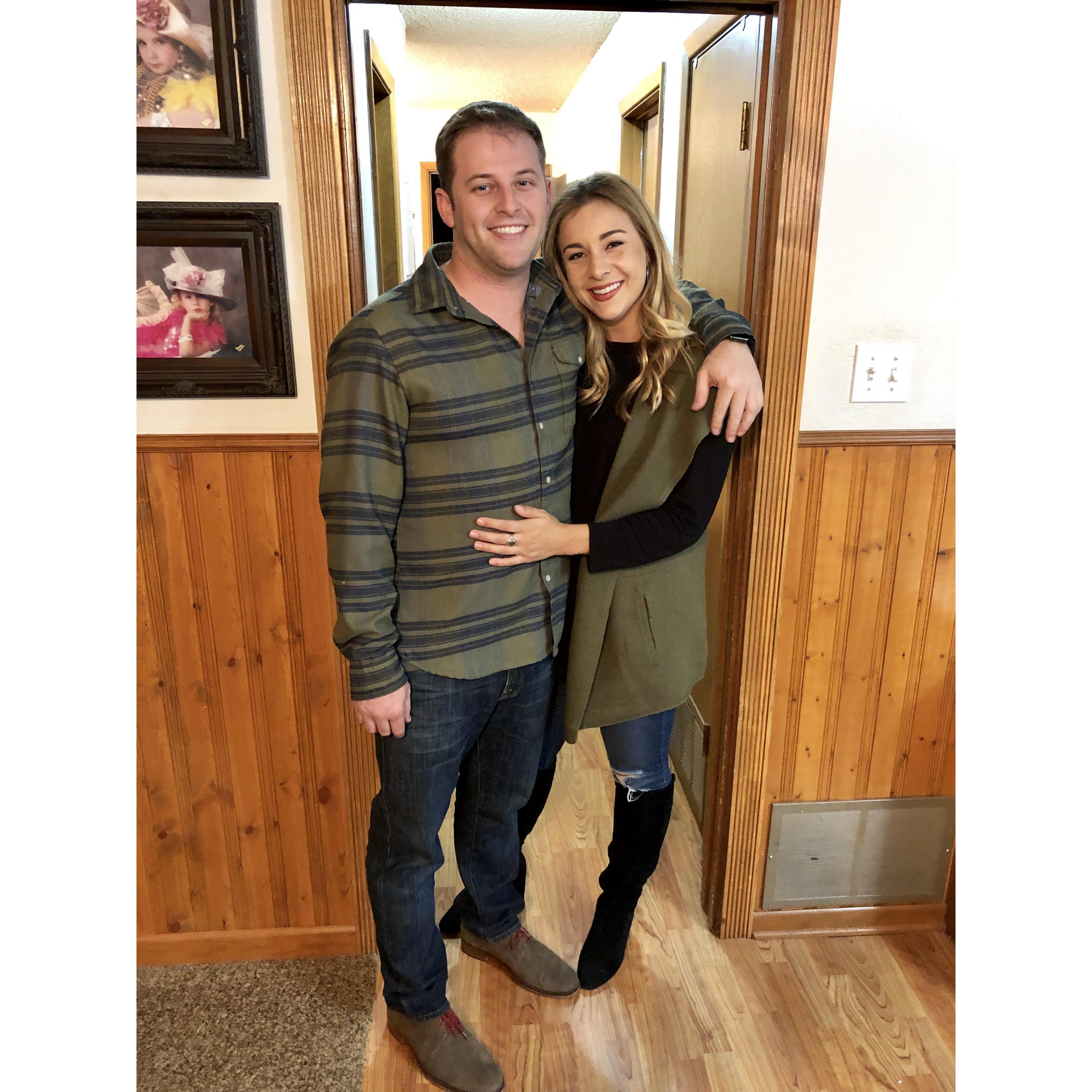 Our first Thanksgiving together.