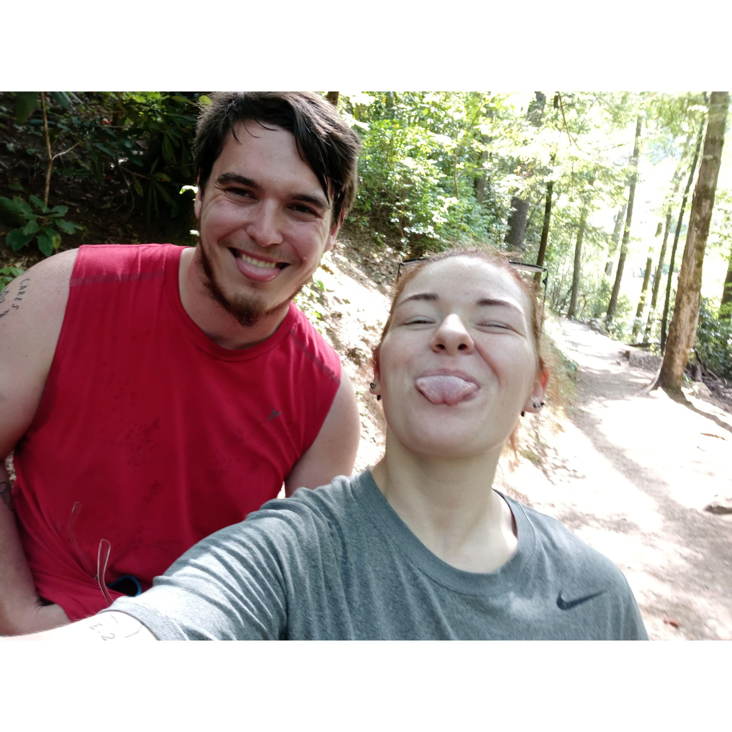 Our first hike together.