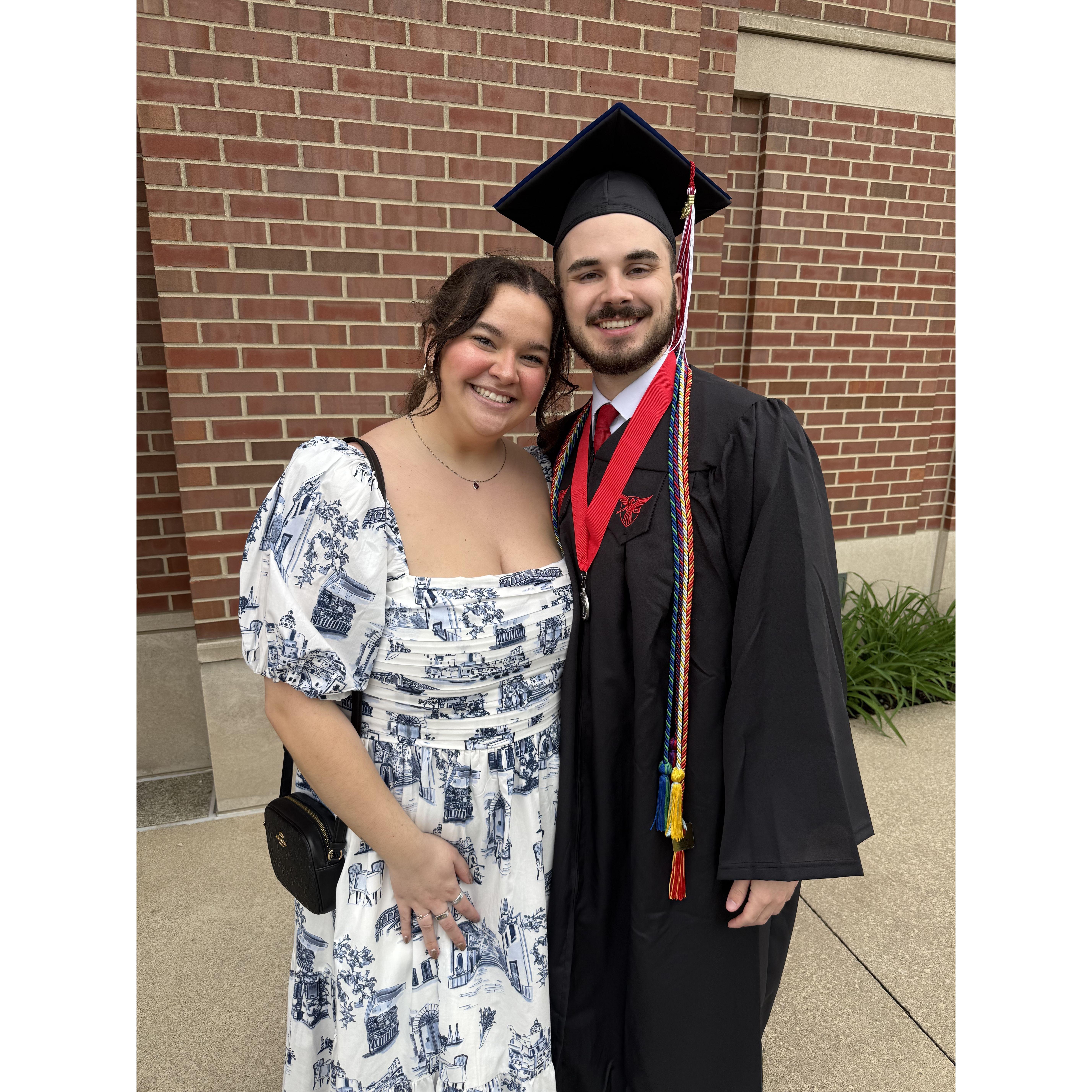 Aaron's Ball State Graduation! 2025