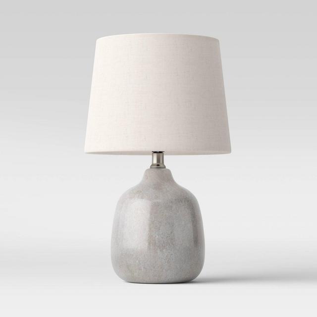 Assembled Ceramic Table Lamp Gray - Threshold™