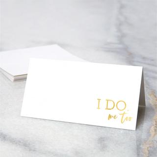 I Do Me Too Classic Place Card, Set of 25