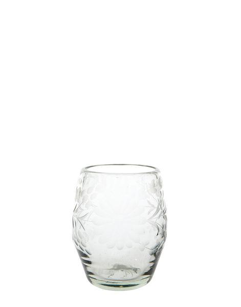 Clear Stemless Wine Glass