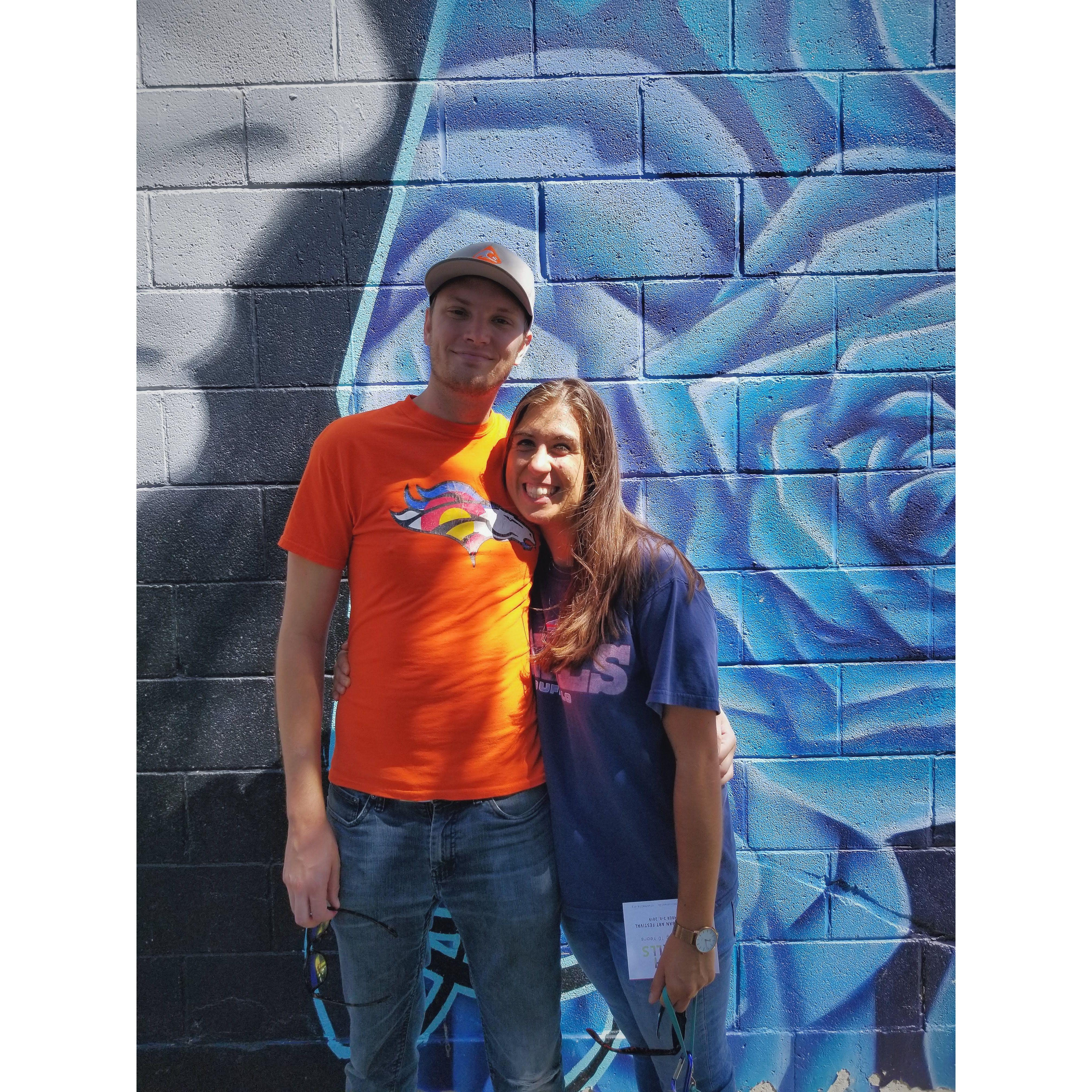 This is the first photo we ever took together! August 2019 in Denver.