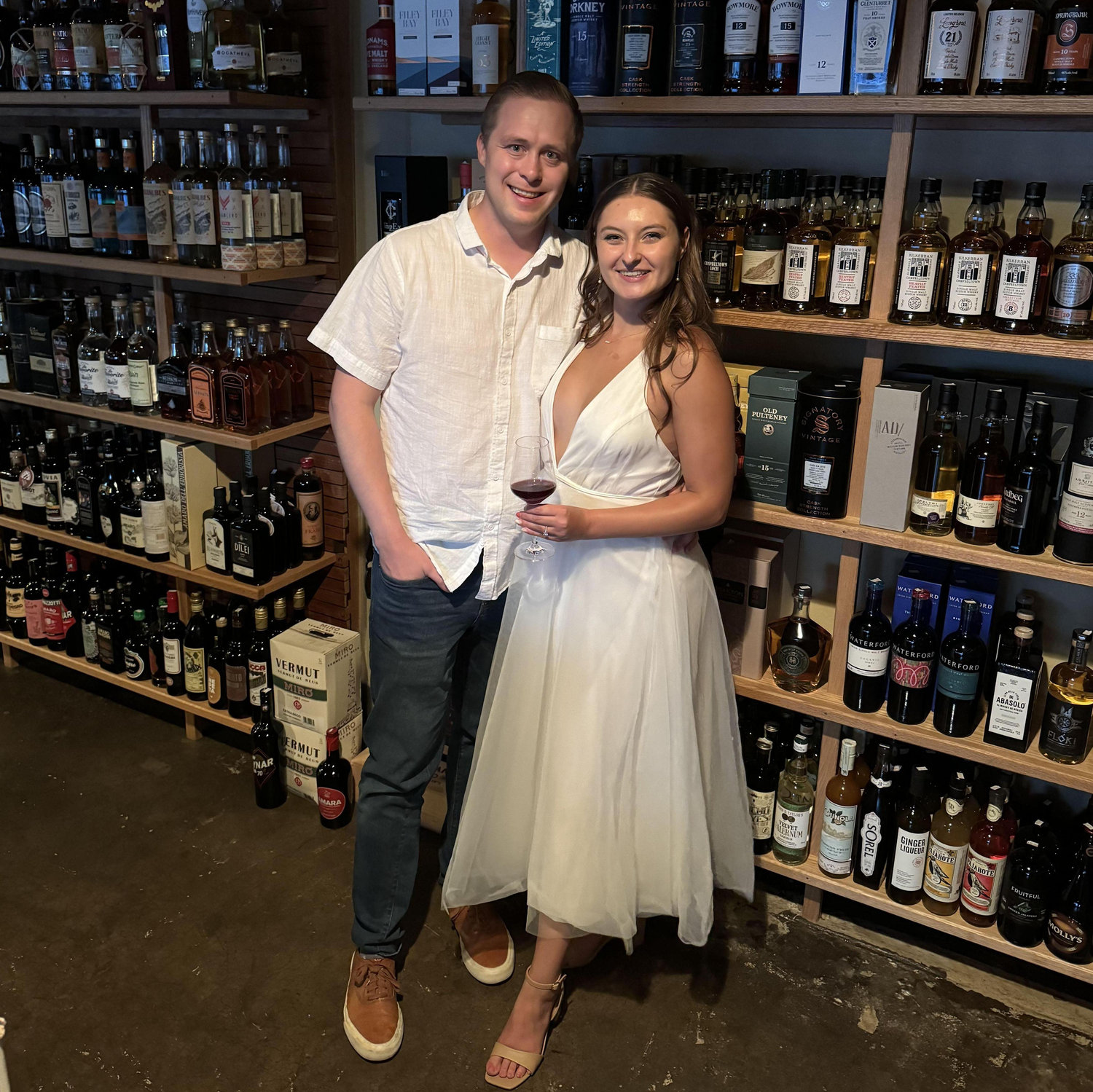 Celebrating our engagement!
