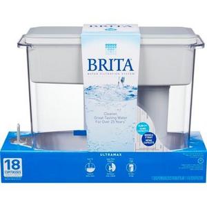 Brita UltraMax 18 Cup Water Filtration Dispenser - Gray