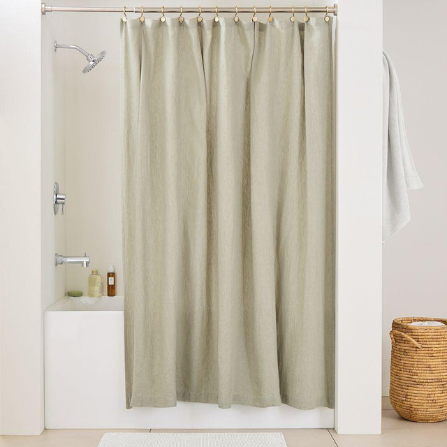 European Linen Shower Curtain