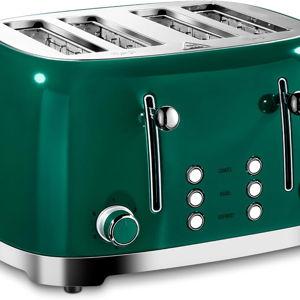 Retro 4 Slice Toaster Retro Stainless Steel