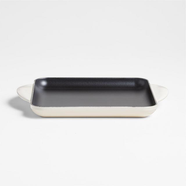 Le Creuset ® Signature 9.5" Cream Square Griddle Pan