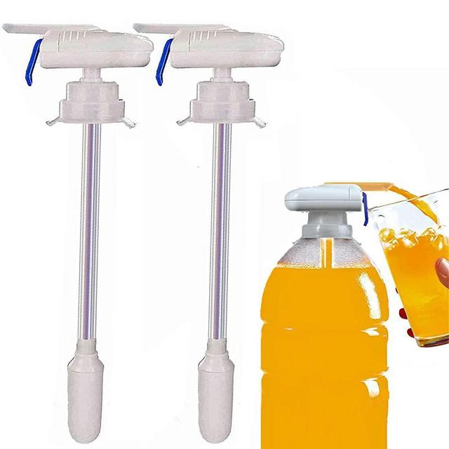 2pack Electric Automatic Tap,Automatic Drink Dispenser，Milk Dispenser，Simple One-Handed Operation, Hands-Free, Can Prevent Milk and Beer From Overflowing, Suitable for Outdoor and Home Kitchens
