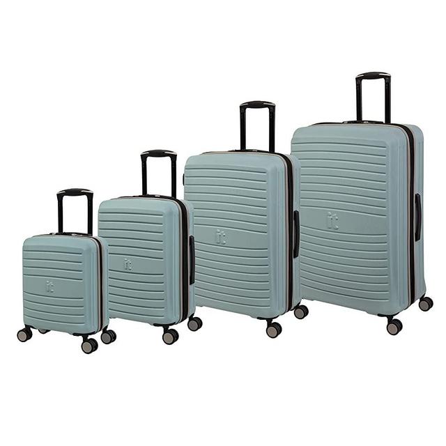 it luggage Eco-Protect Hardside 4pc 8 Wheel Expandable Spinner Set, Green