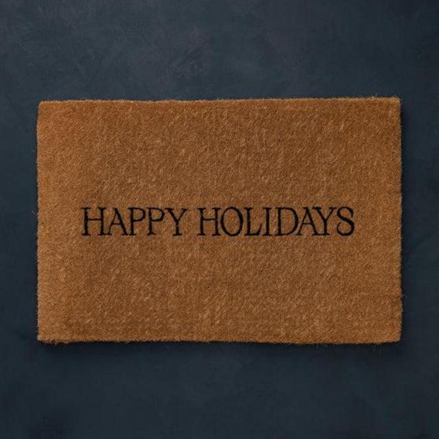 Happy Holidays Doormat