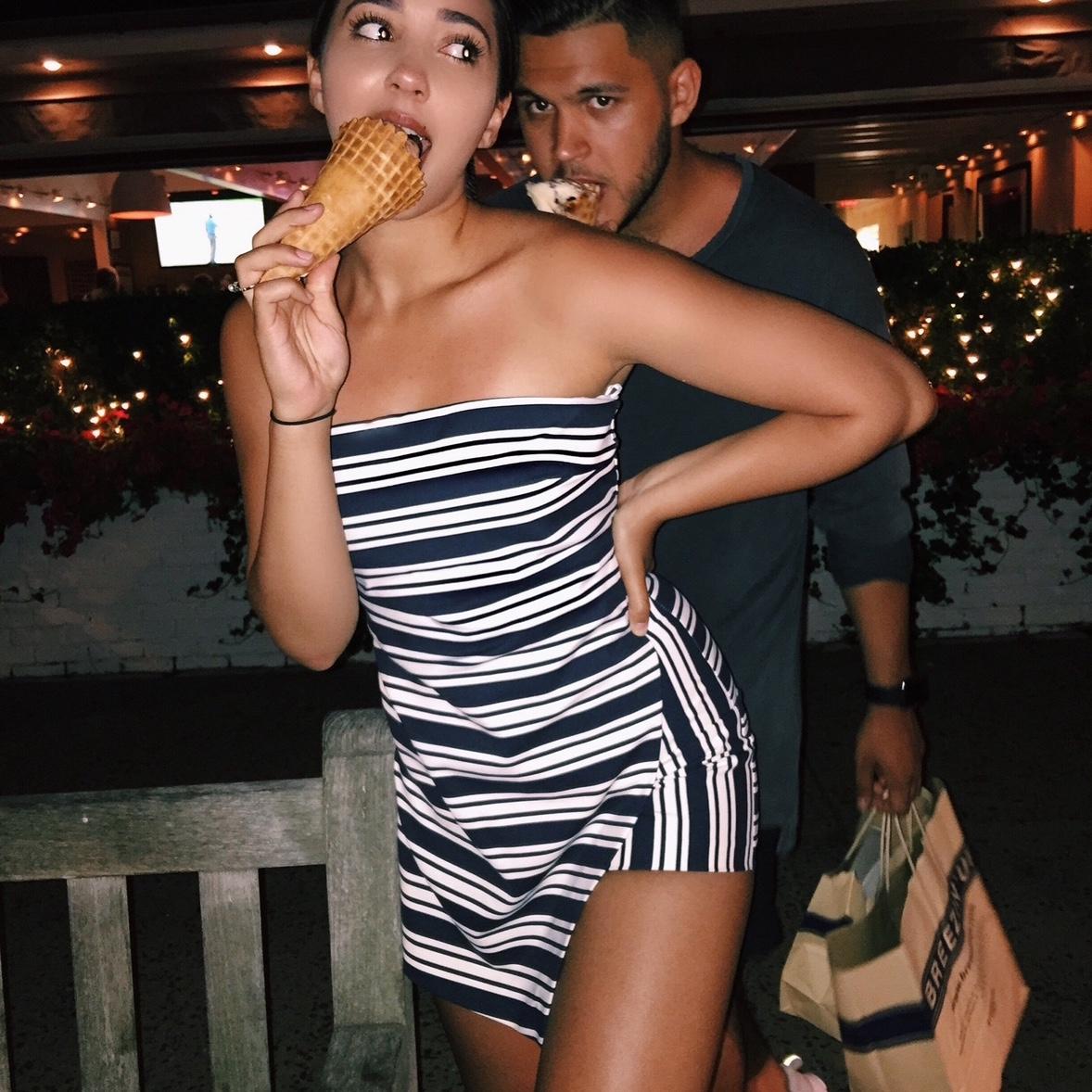 Night out with friends; Hamptons, NY.