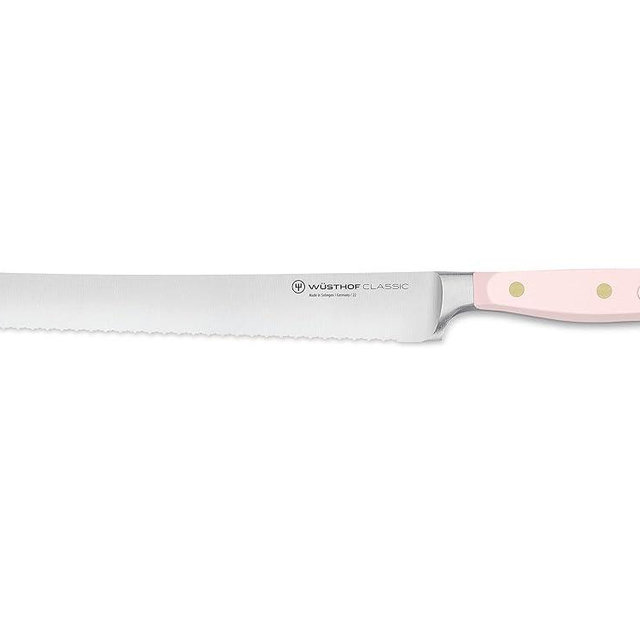 WÜSTHOF Classic Pink Himalayan Salt 9" Double Serrated Bread Knife