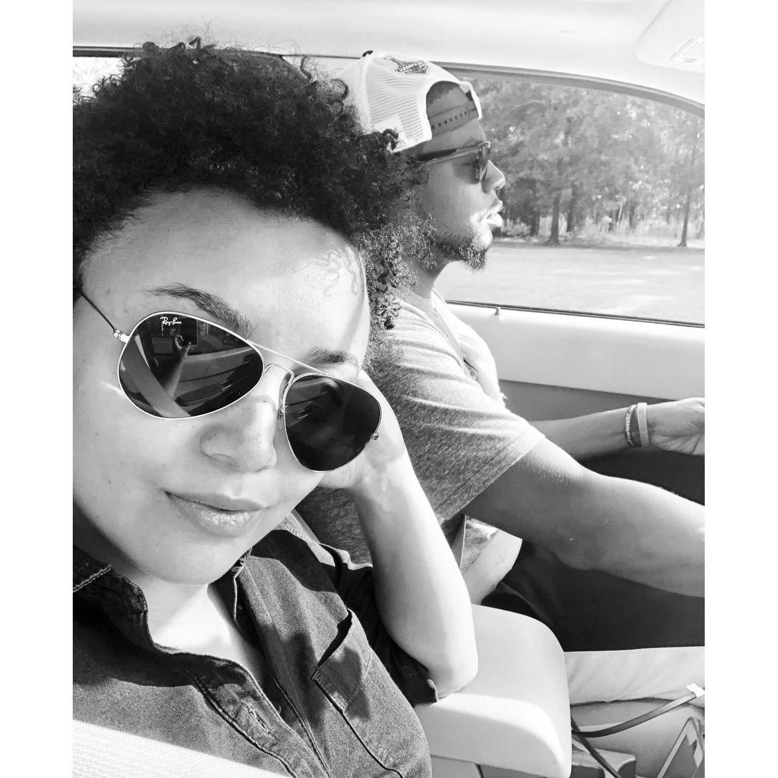 Running errands together!
