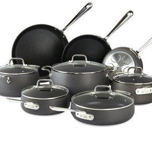 All-Clad | Hard Anodized 13 Piece Non-Stick Cookware Set