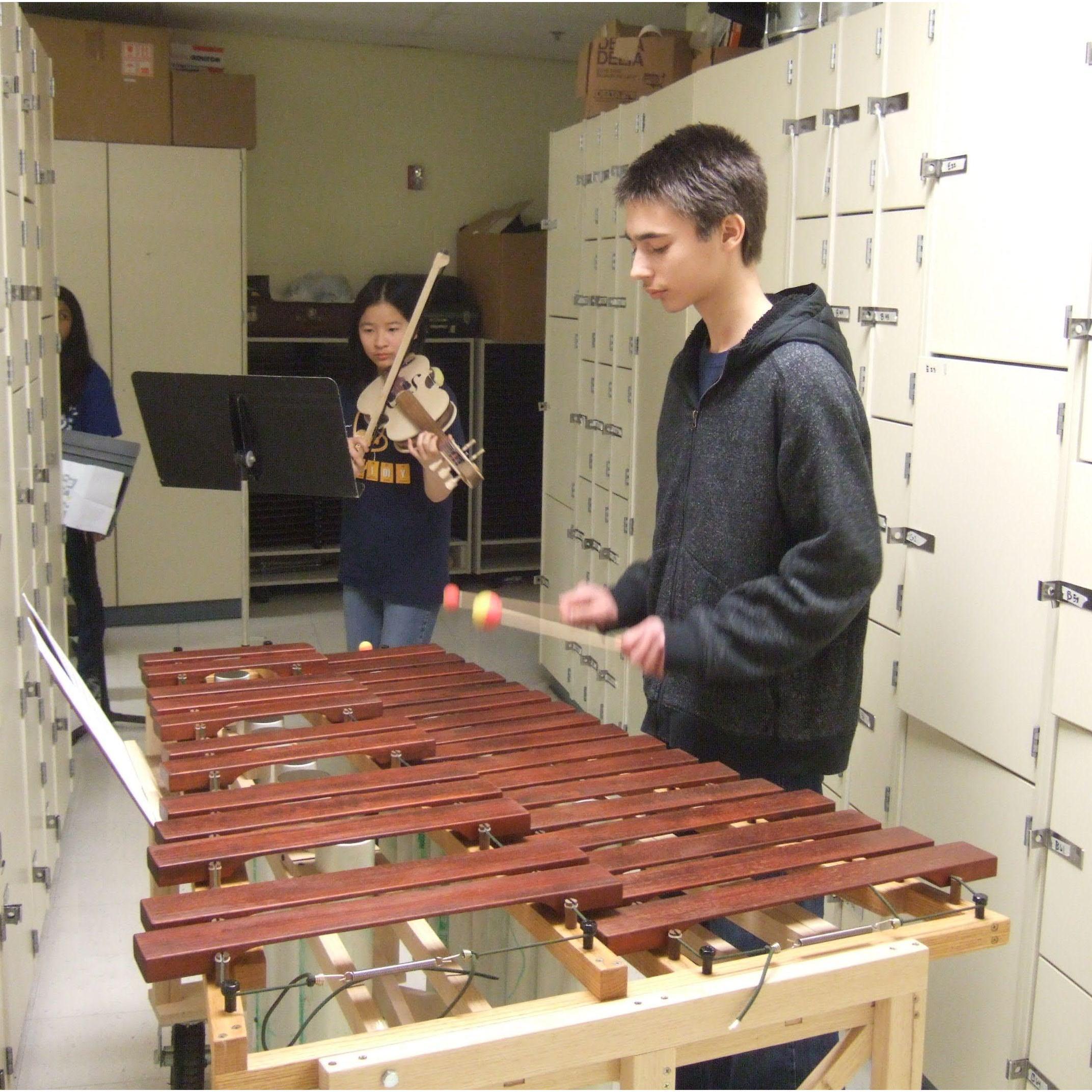 9th grade - Practicing for Sounds of Music at the state competition