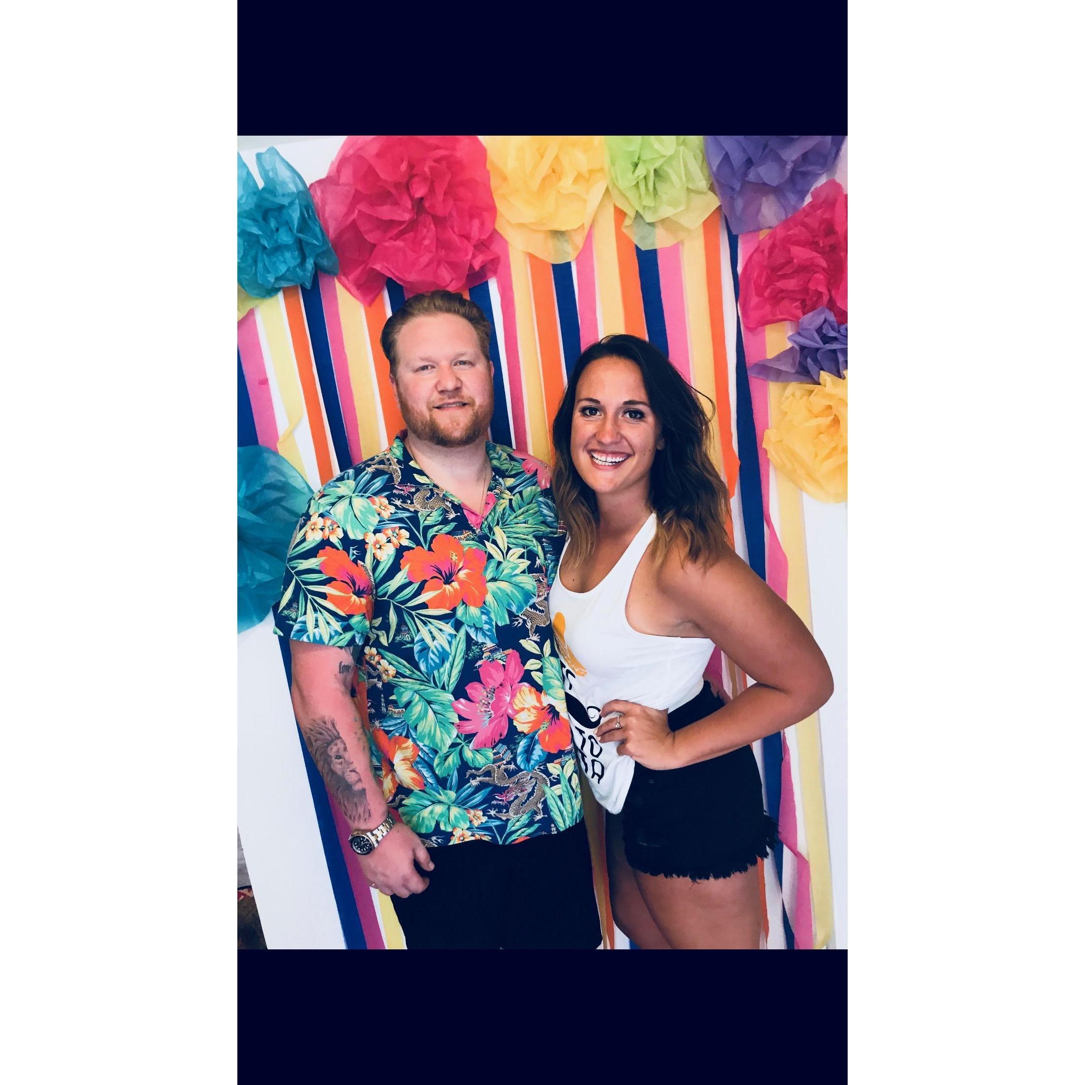 Our first photo together on Cinco de Mayo!