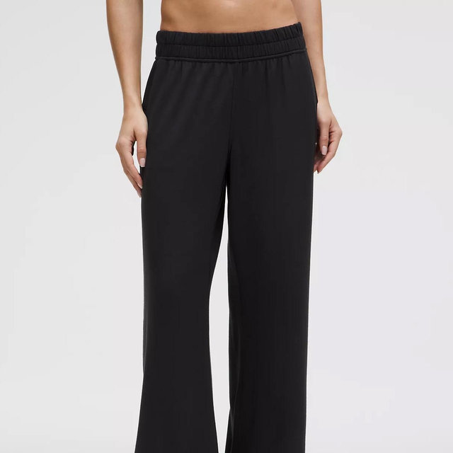 BeCalm Mid-Rise Wide-Leg Pant (Lululemon Set, S)
