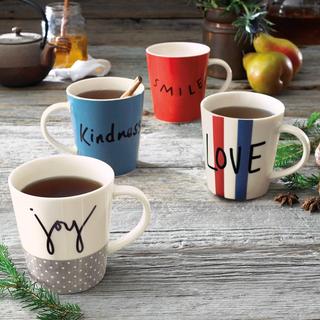 Joy Assorted Mug, Set of 4