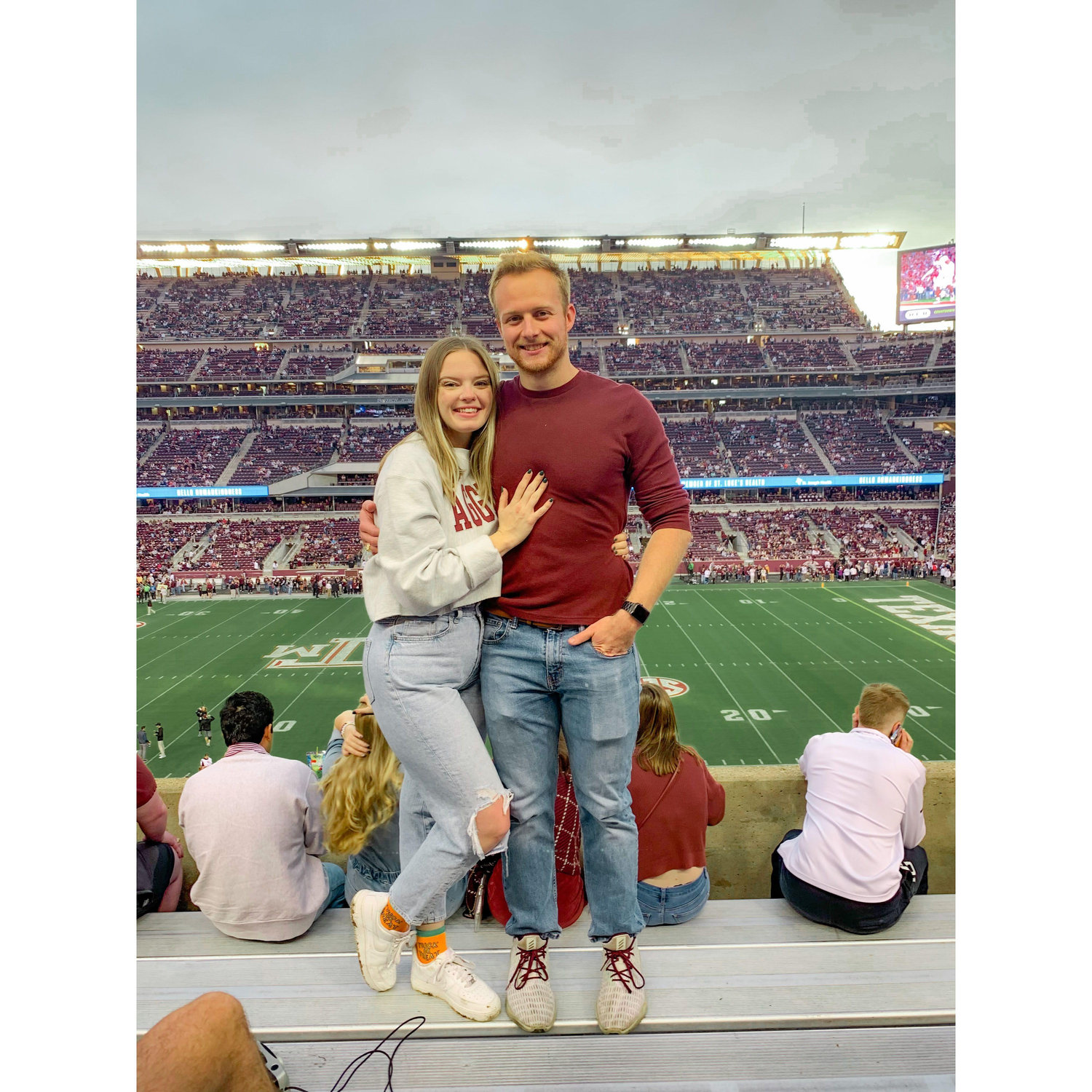 One of many Aggie football games! We've seen our fair share of good and bad Aggie football, but always remain loyal through it all.