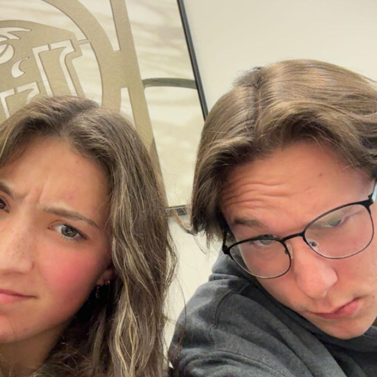 "Studying" at the library