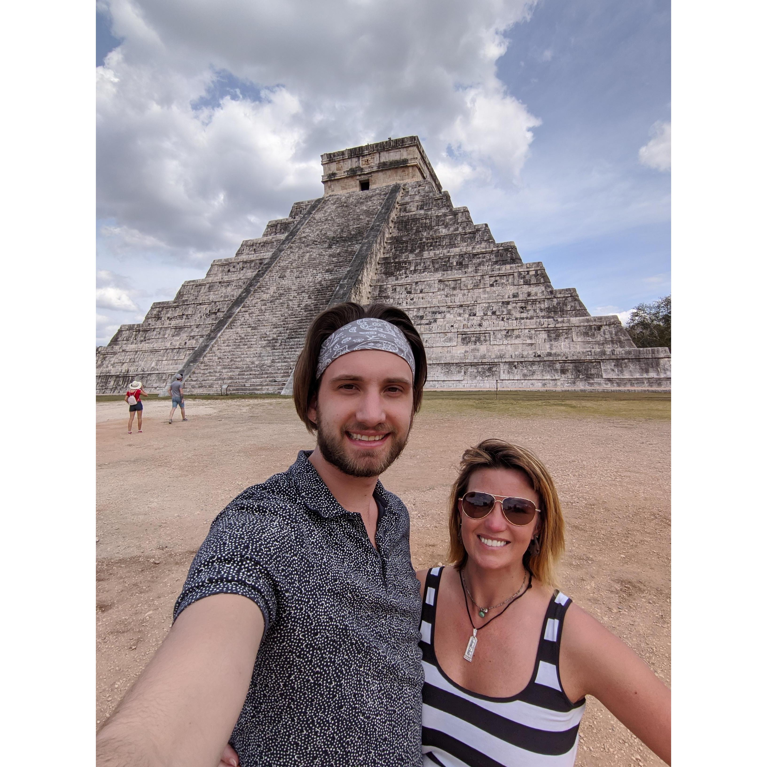 romping around Chichen Itza