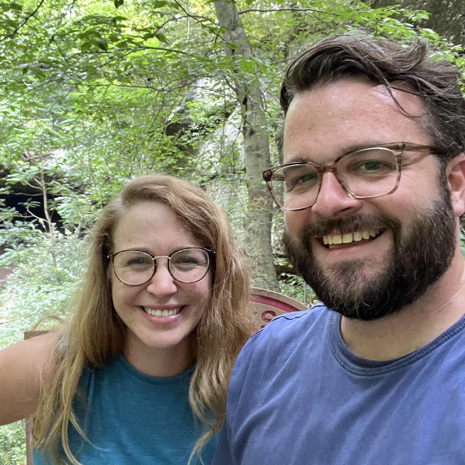 Our very sweaty first date! Who knew??