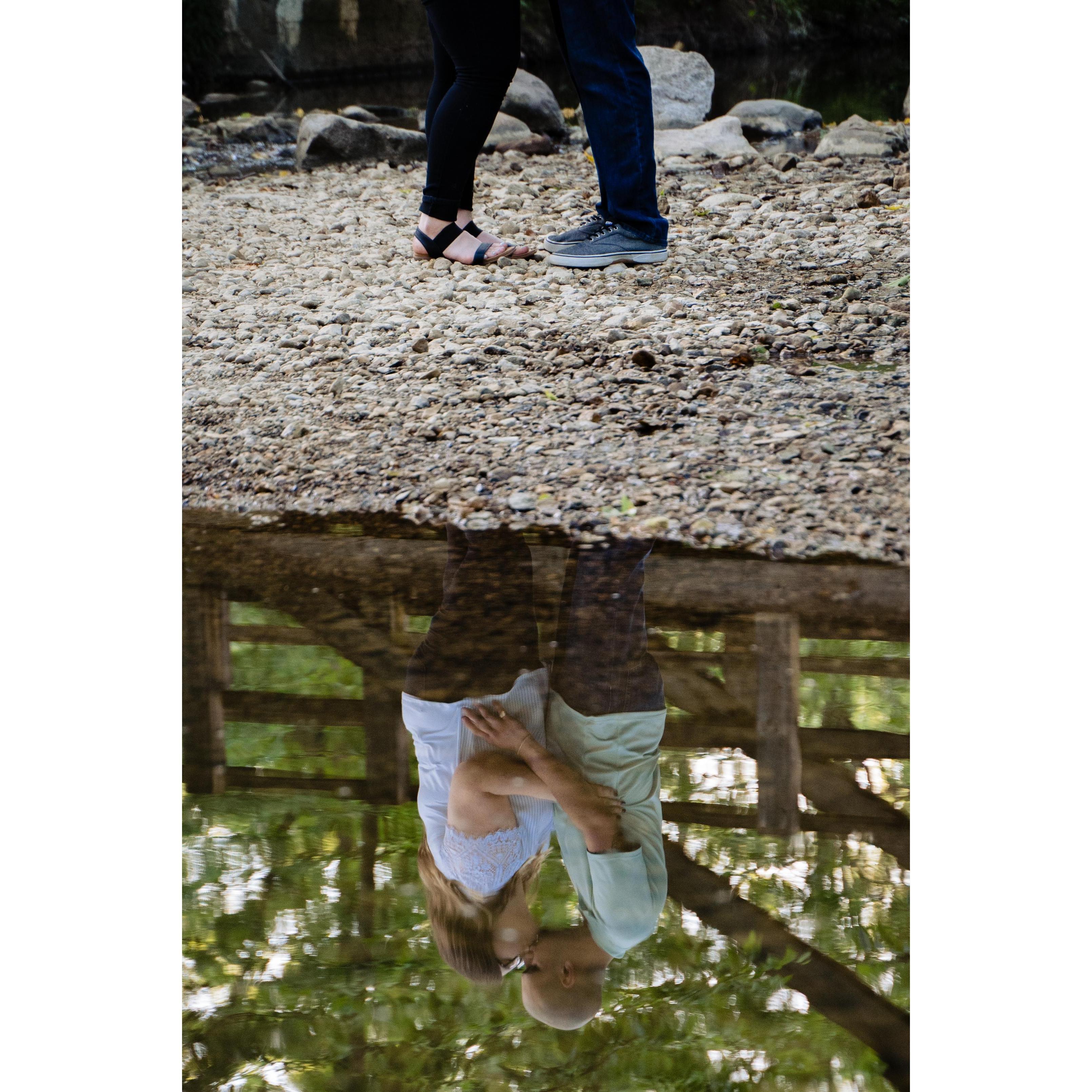 A unique engagement photo - 2020