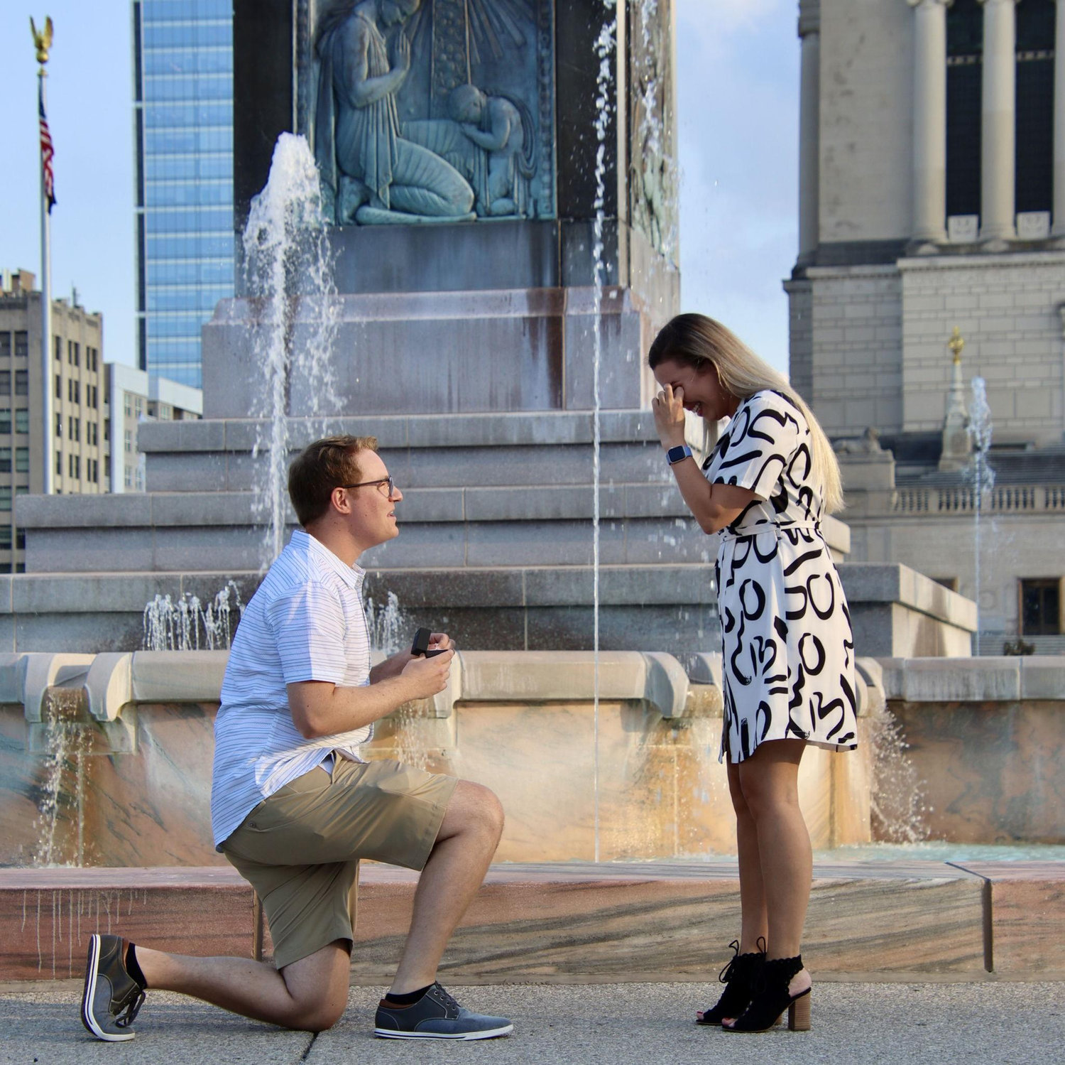 The proposal on 08.08.25 in Indianapolis, IN