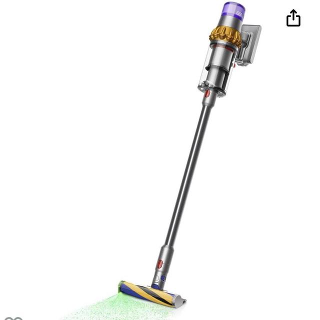 Dyson V15 Detect Cordless Vacuum Cleaner, Yellow/Nickel