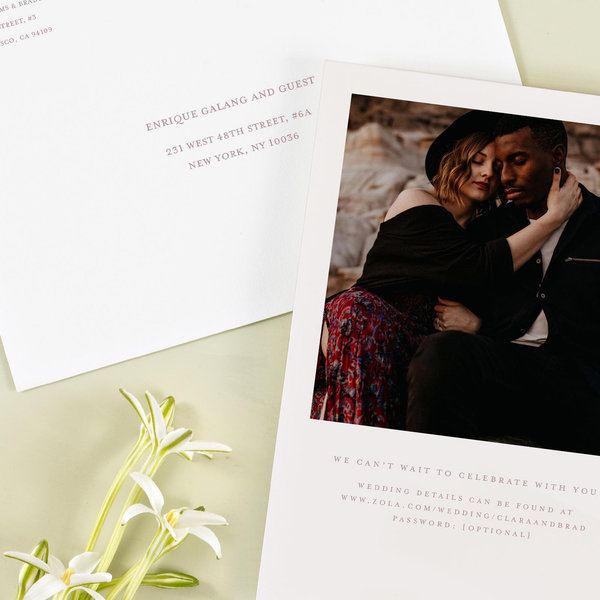 Zola Wedding Invitations - Matienzo Classic