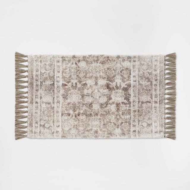 20"x32" Digital Print Bath Rug Gray - Threshold™