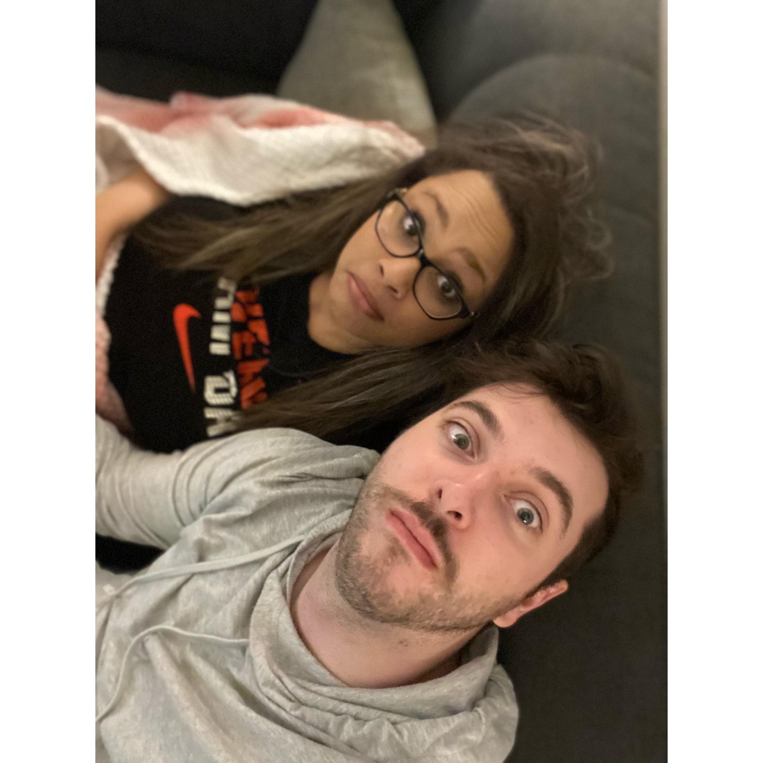 We love taking silly selfies