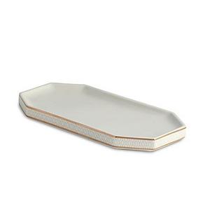 Kassatex Florence Tray in White