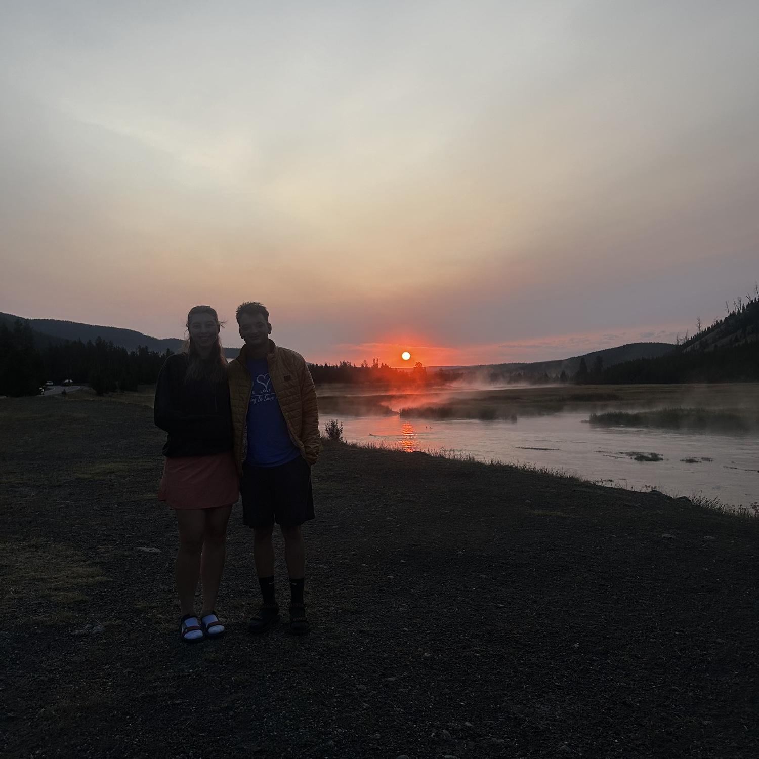 Sunrise at Yellowstone, 2024