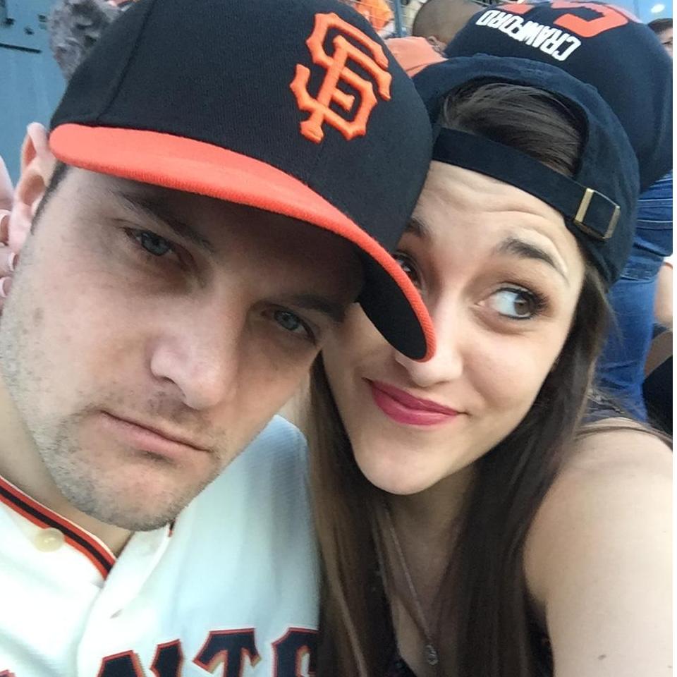 My first Giants game at Giants Stadium in April 2017 (against my will 😜)