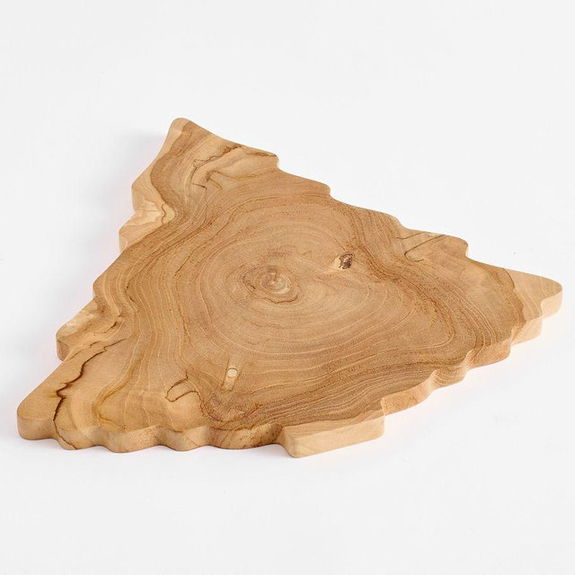 Teak Wood Tree Cheese Board