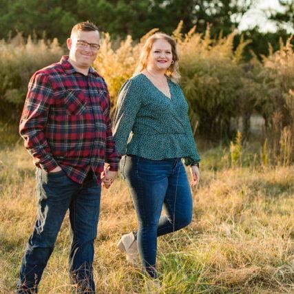 We did a mini photo shoot in November 2022 and sent our first Christmas cards out together that year.