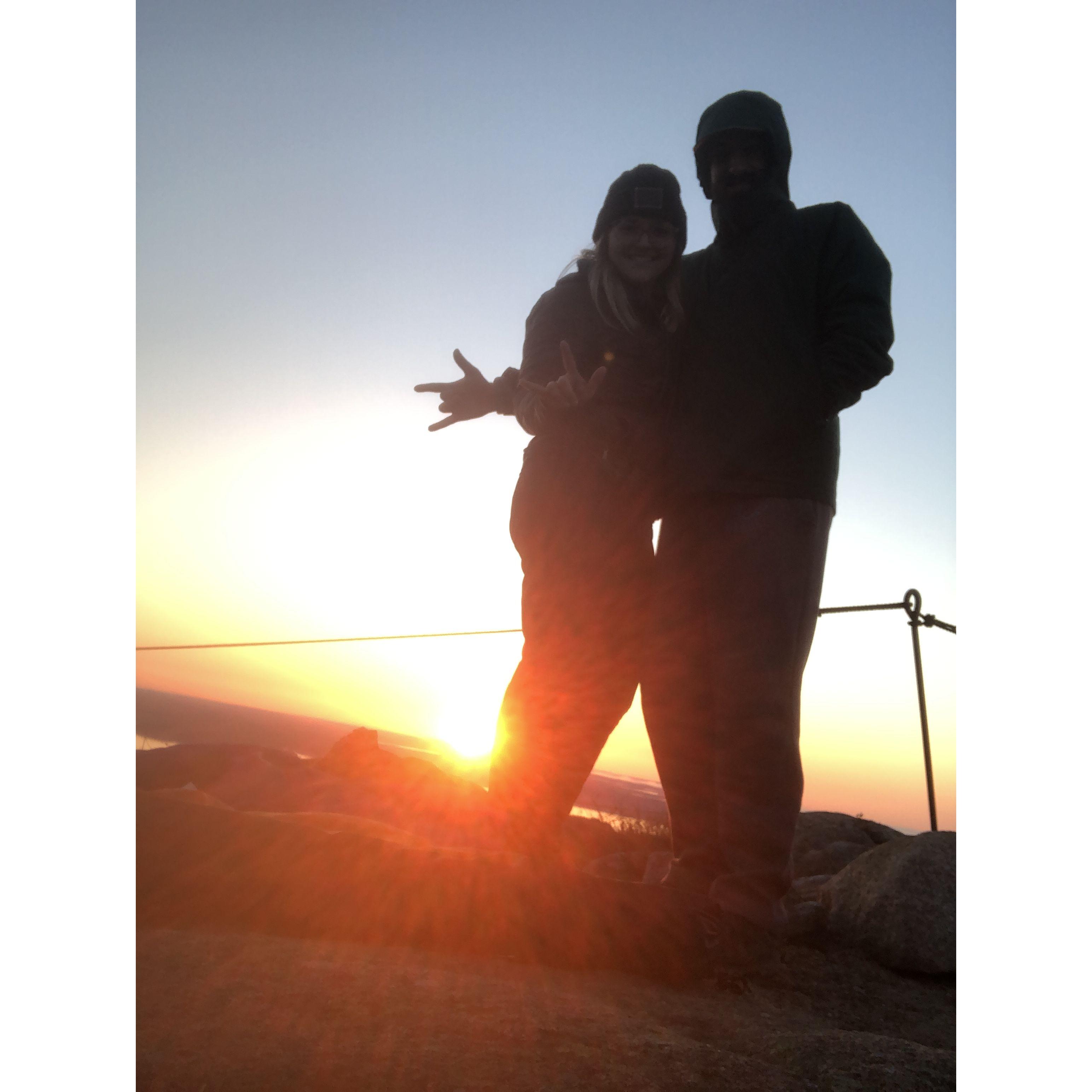 One of many sunrises together