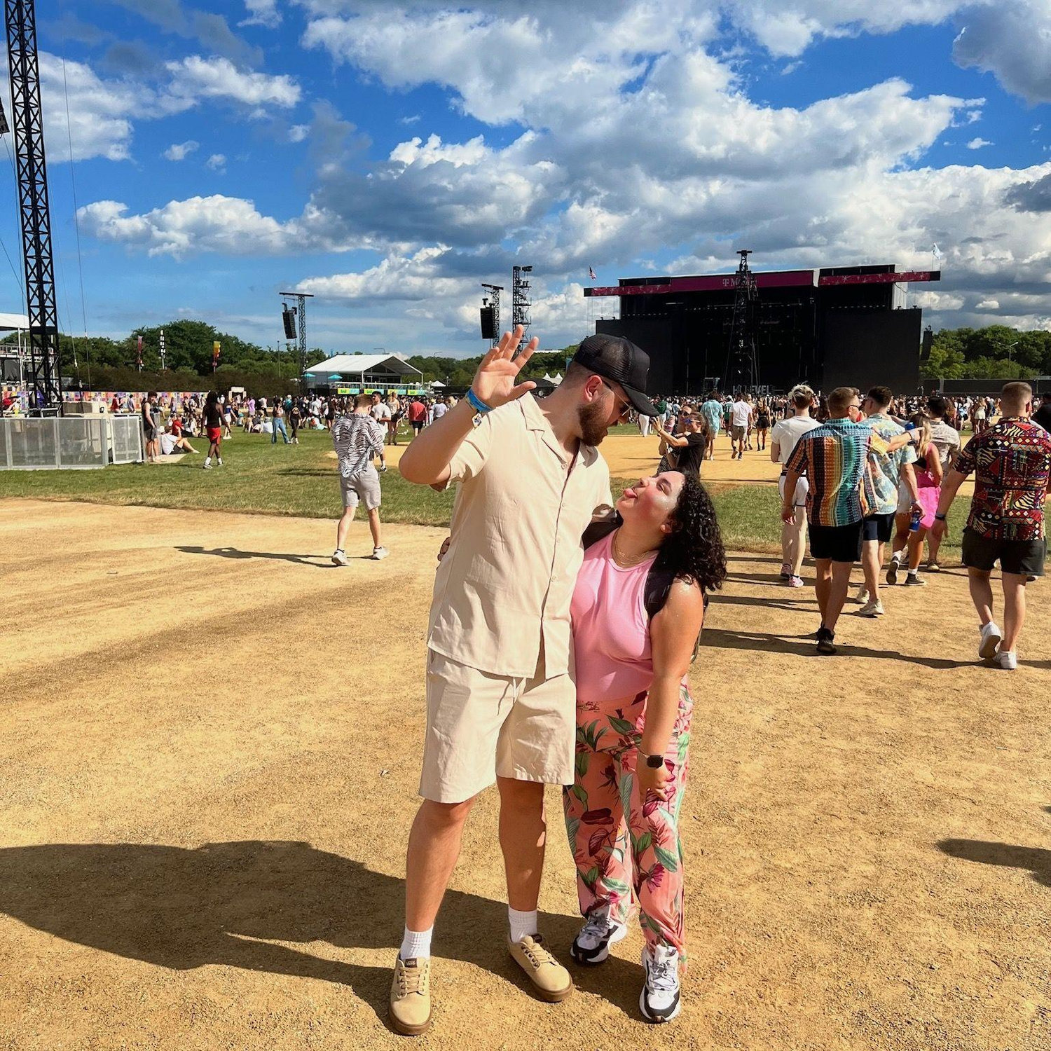 Our first Lollapalooza! Where Sofia fell in love with music festivals!