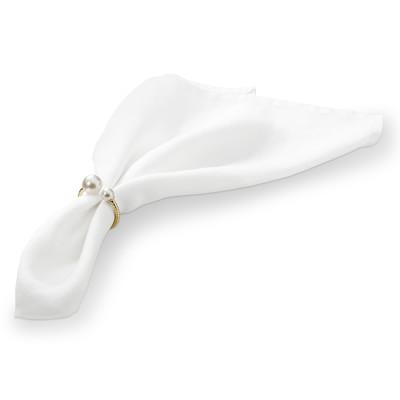 Pearl Napkin Rings, Set of 4