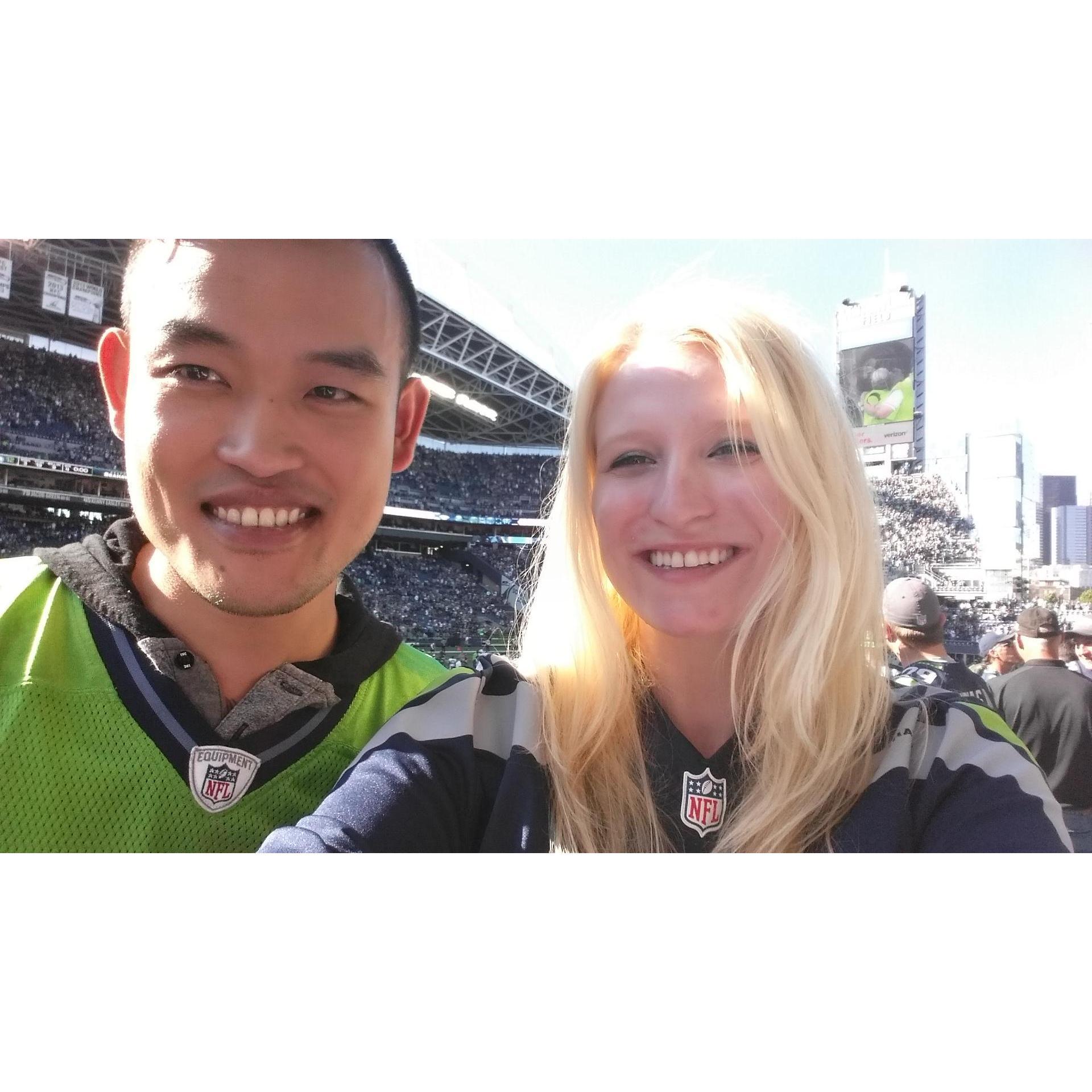 First Seahawks Game