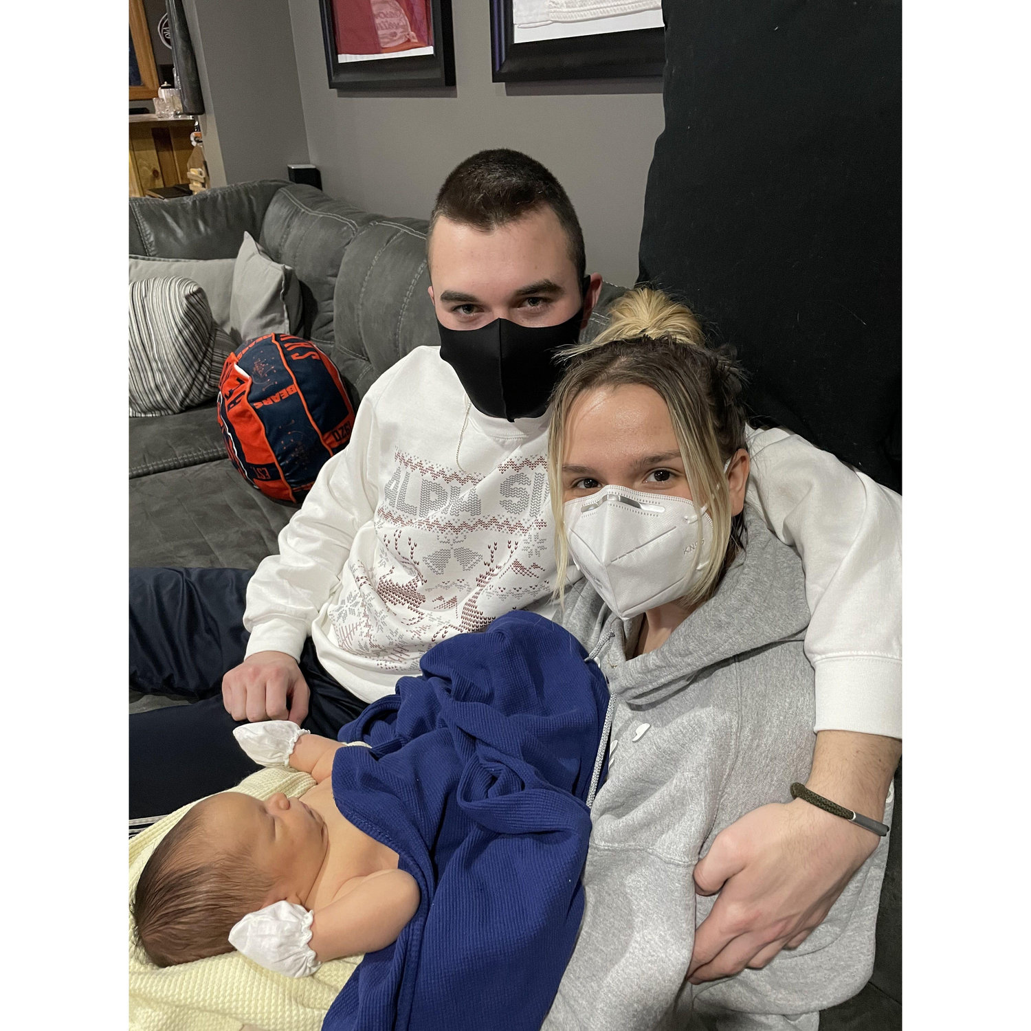 The first time Jess and Thomas met their nephew Easton.