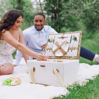 2-Person Lemongrove Picnic Basket Set