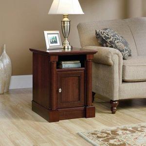 Sauder Palladia Side Table, Cherry Finish