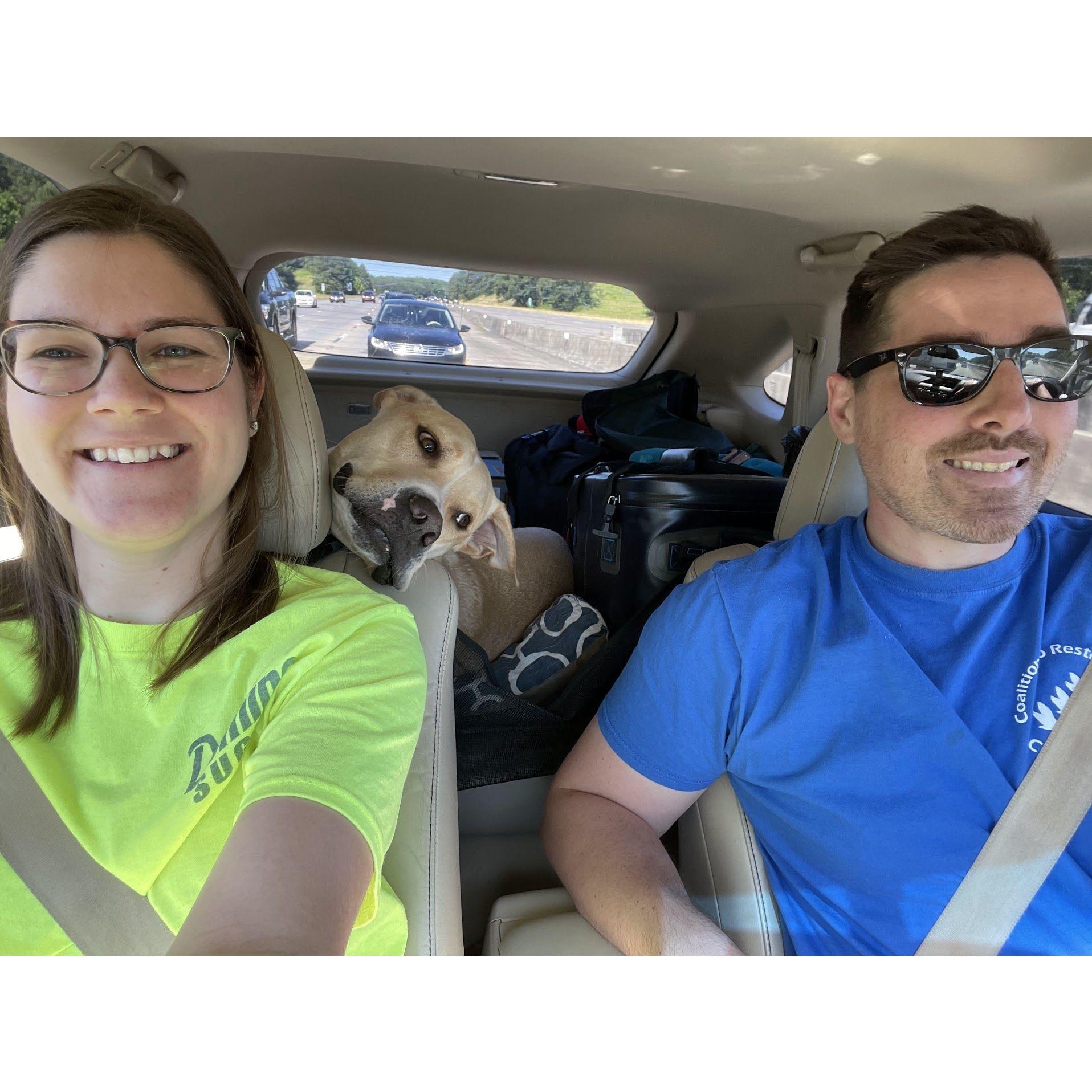 First hurricane evacuation for Ida with Finn