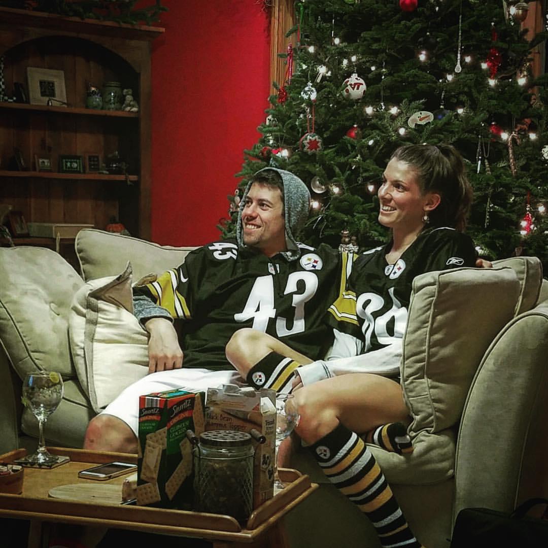 Our first Steelers Christmas together!