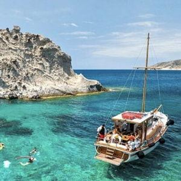 Boat day in Paros
